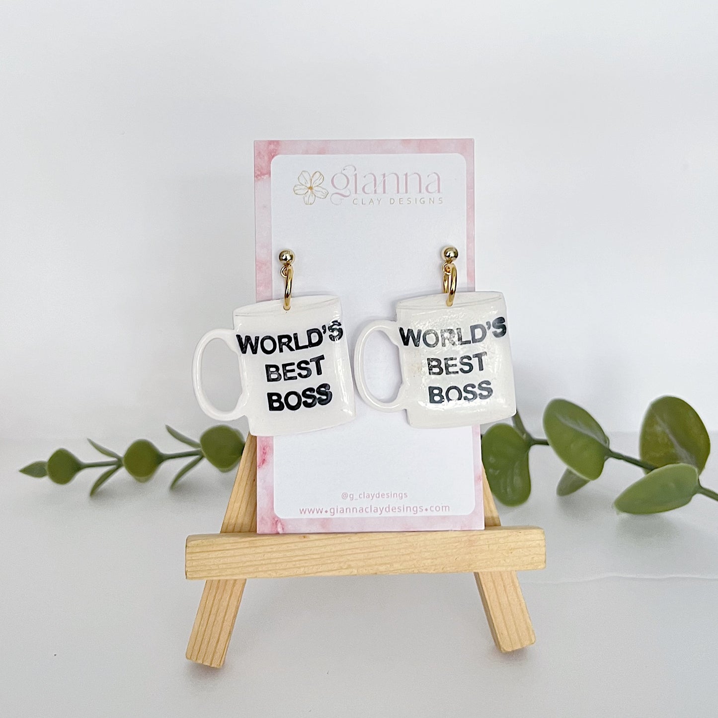 The Office “World’s Best Boss” Earrings
