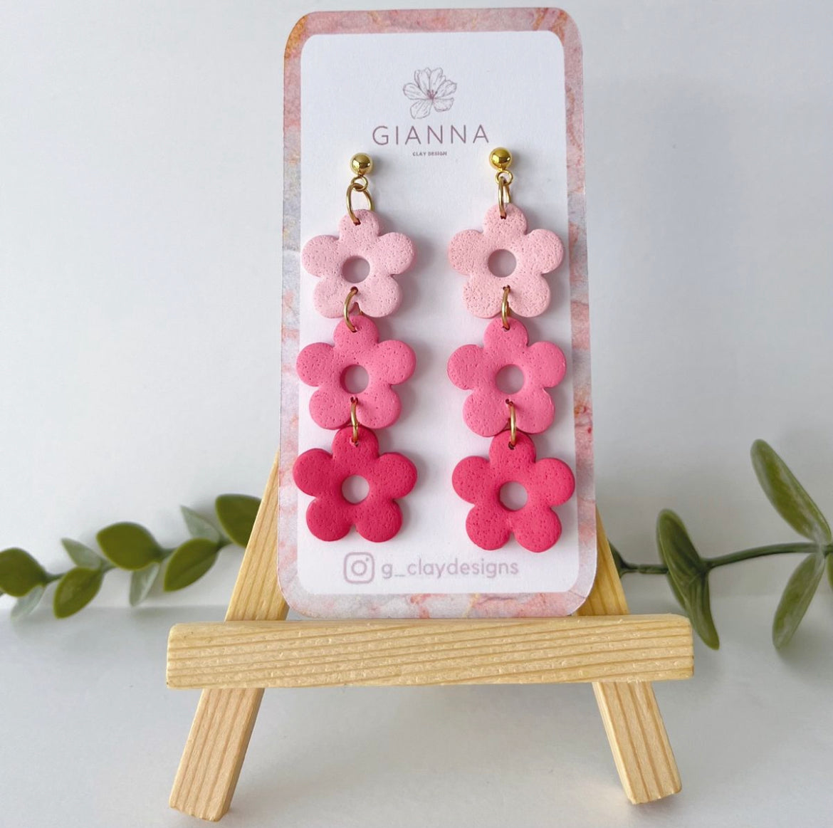 Pink Flower Trinity