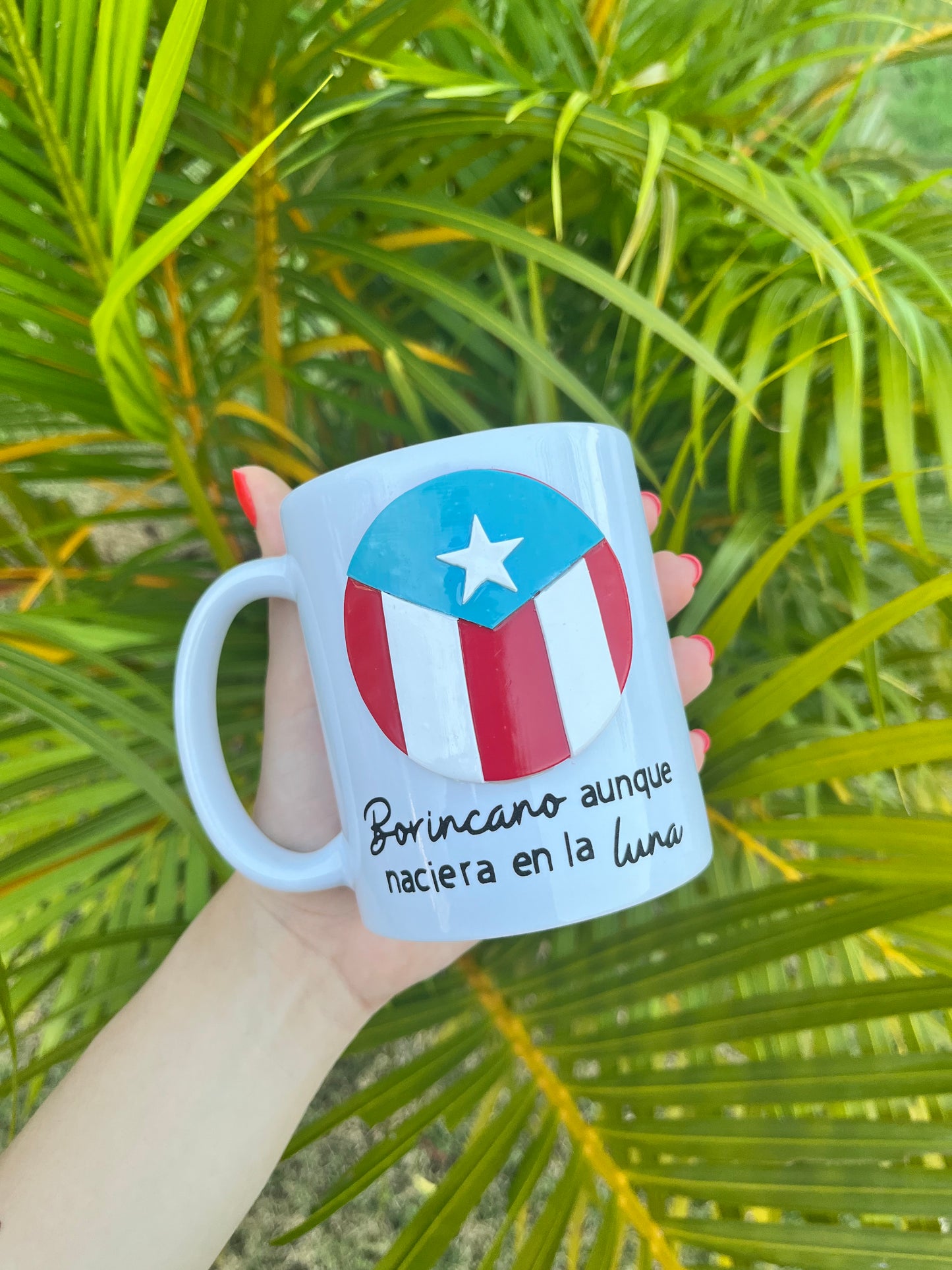 Boricua en la luna Mug
