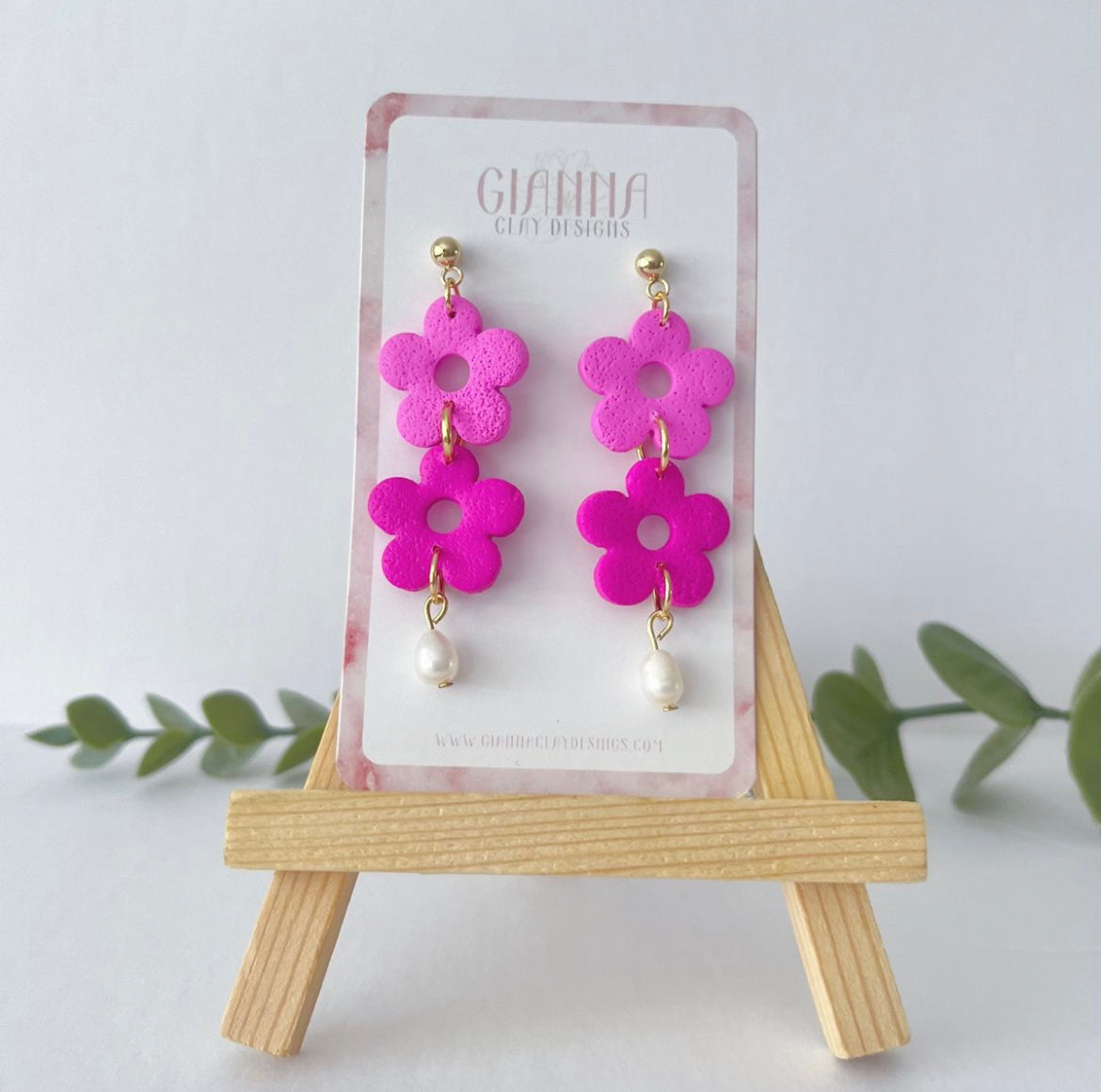Double Flower in Barbie Pink