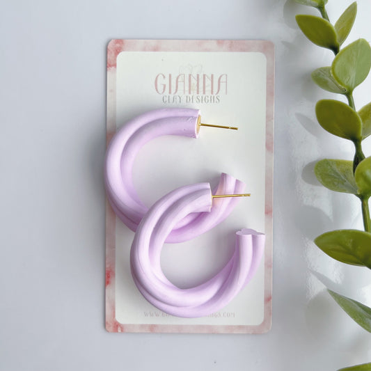 Lavender Hoops