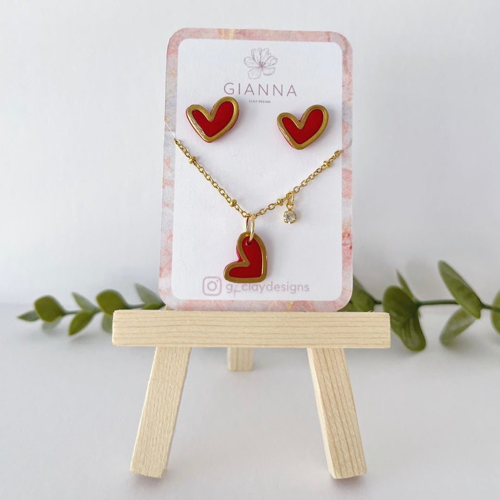 Amor Set in Red