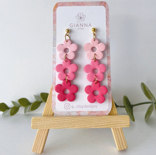 Pink Flower Trinity