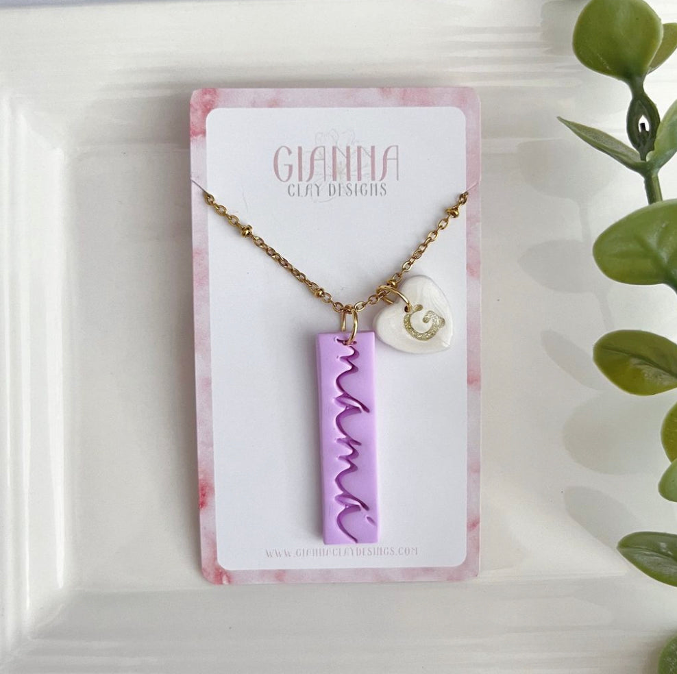 Personalized Mamá Necklace